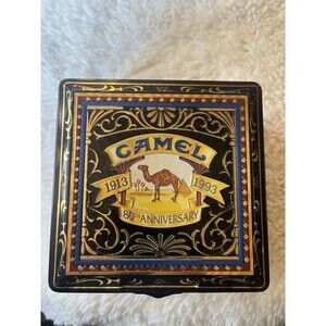 80th Anniversary Camel Advertising Tin Joe Camel Poker Chips Never Used